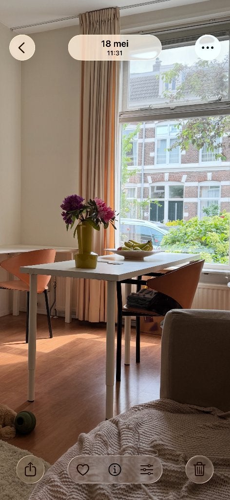 IKEA eettafel wit, Huis en Inrichting, Tafels | Eettafels, Ophalen, Gebruikt, Rechthoekig, 50 tot 100 cm