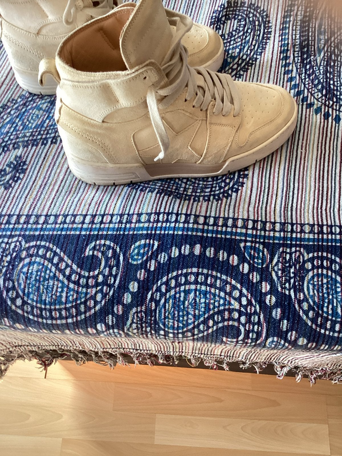 Paolo Rossi Hoge Sneakers Maat 38 - Mayke Oisterwijk, Kleding | Dames, Ophalen of Verzenden, Gedragen, Beige, Sneakers of Gympen