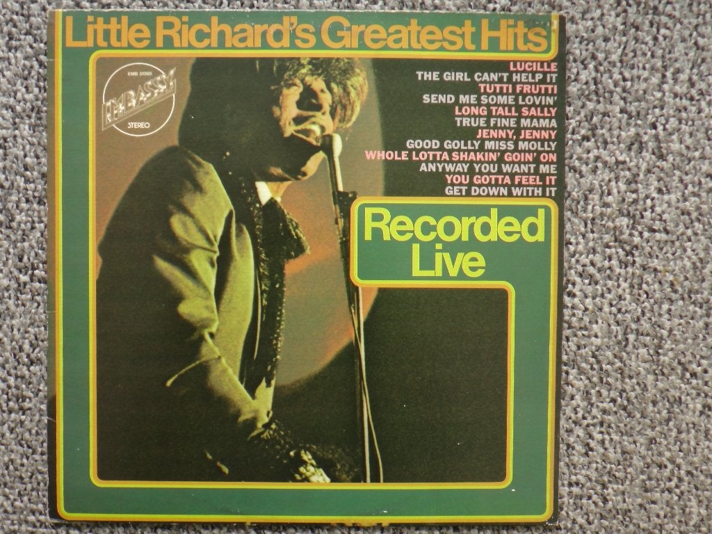 Little Richard - Greatest Hits VINYL LP, Voor 1960, Zo goed als nieuw, 12 inch, Fotohoes