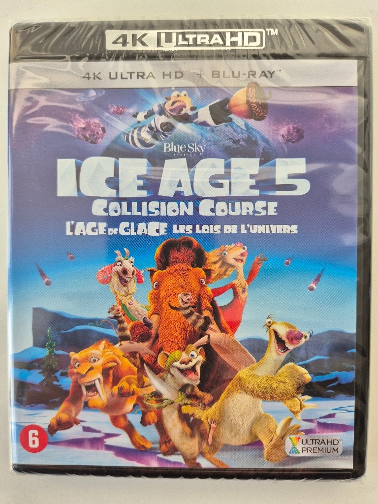 Ice Age 5 - 4K UHD BD, Cd's en Dvd's, Blu-ray, Ophalen of Verzenden, Nieuw in verpakking, Tekenfilms en Animatie