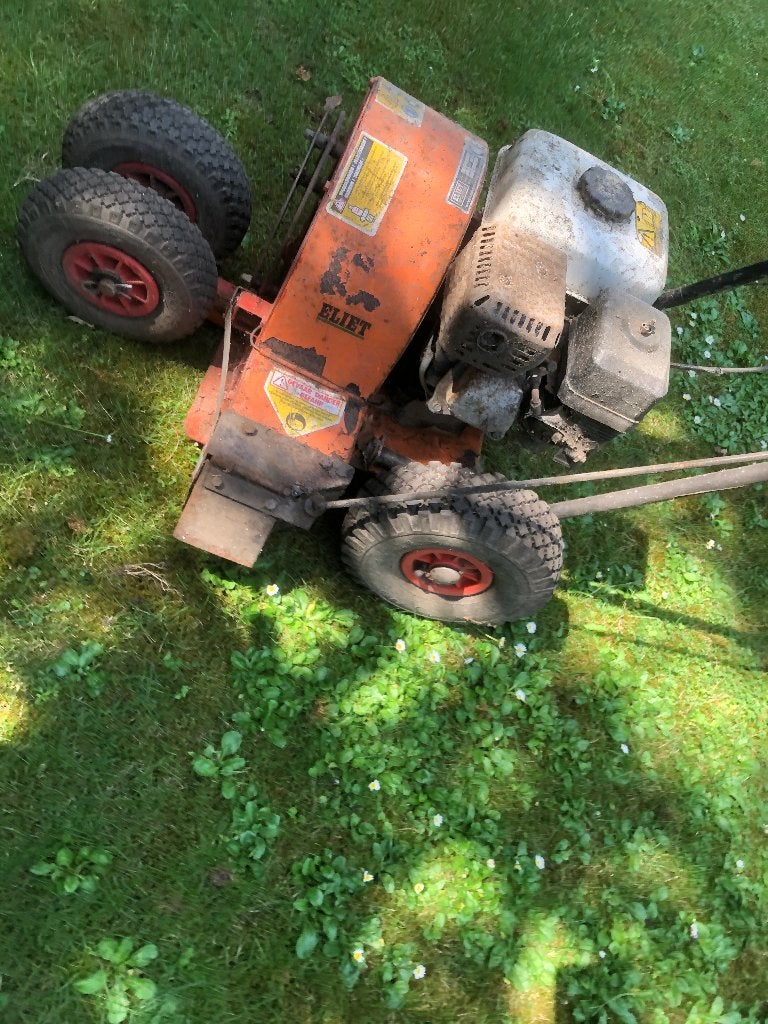 ELIET bladblazer stevig, Tuin en Terras, Bladblazers, Ophalen, Gebruikt, Benzine