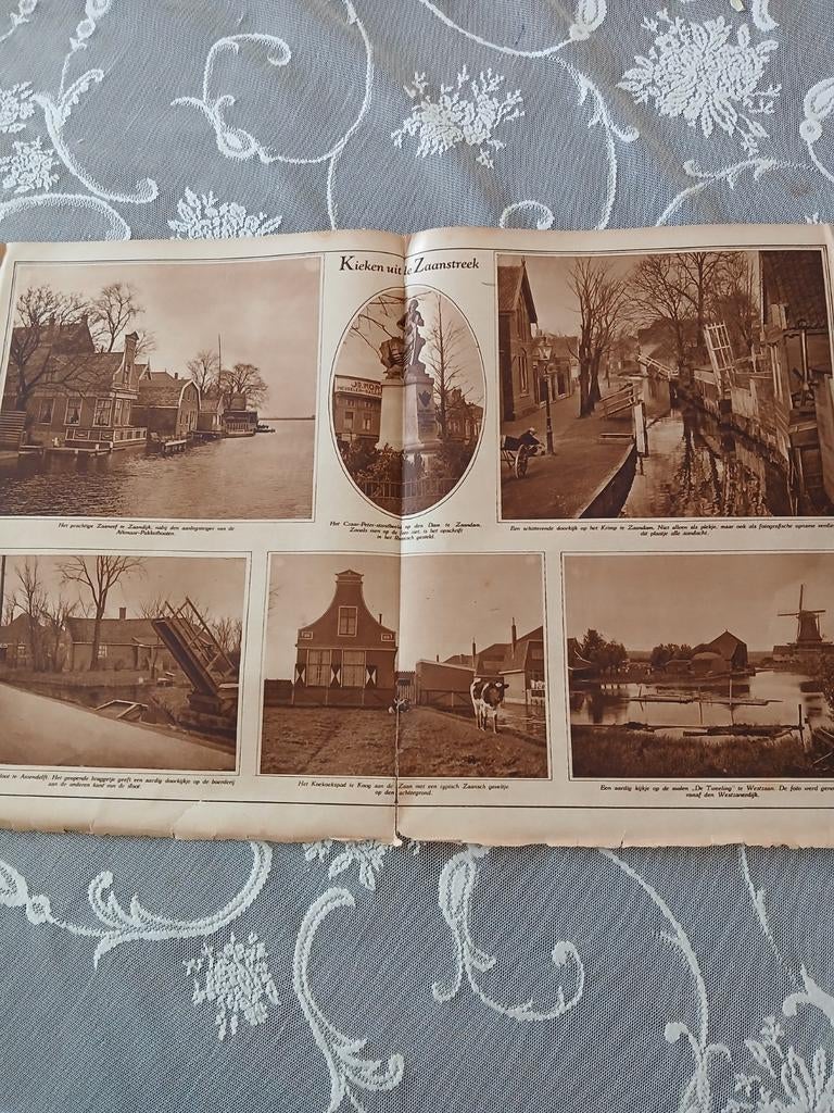 Knipsel Zaanstreek tijdschrift 1927, Ophalen of Verzenden, 1920 tot 1940, Nederland, Knipsel(s)