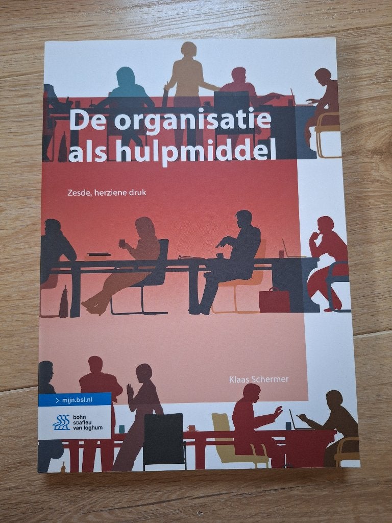 De organisatie als hulpmiddel, Nieuw, Bohn Stafleu van Loghum, Beta, HBO