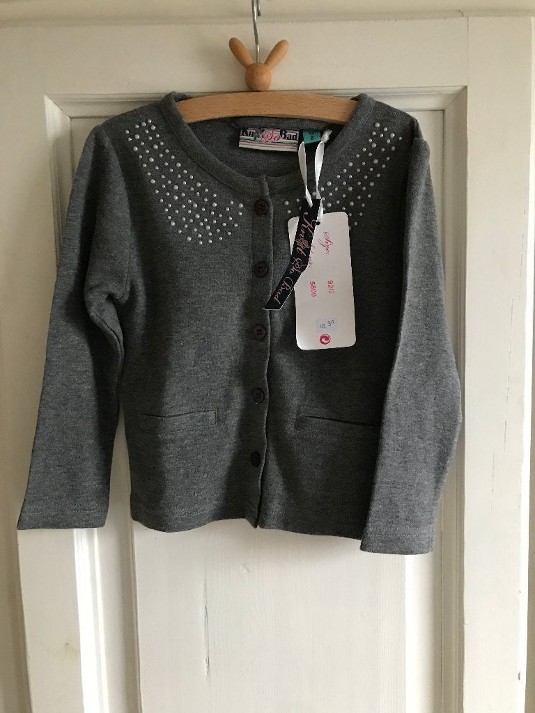 vestje (Knot so bad) met kaartje, Meisje, Knot so bad, Trui of Vest, Nieuw