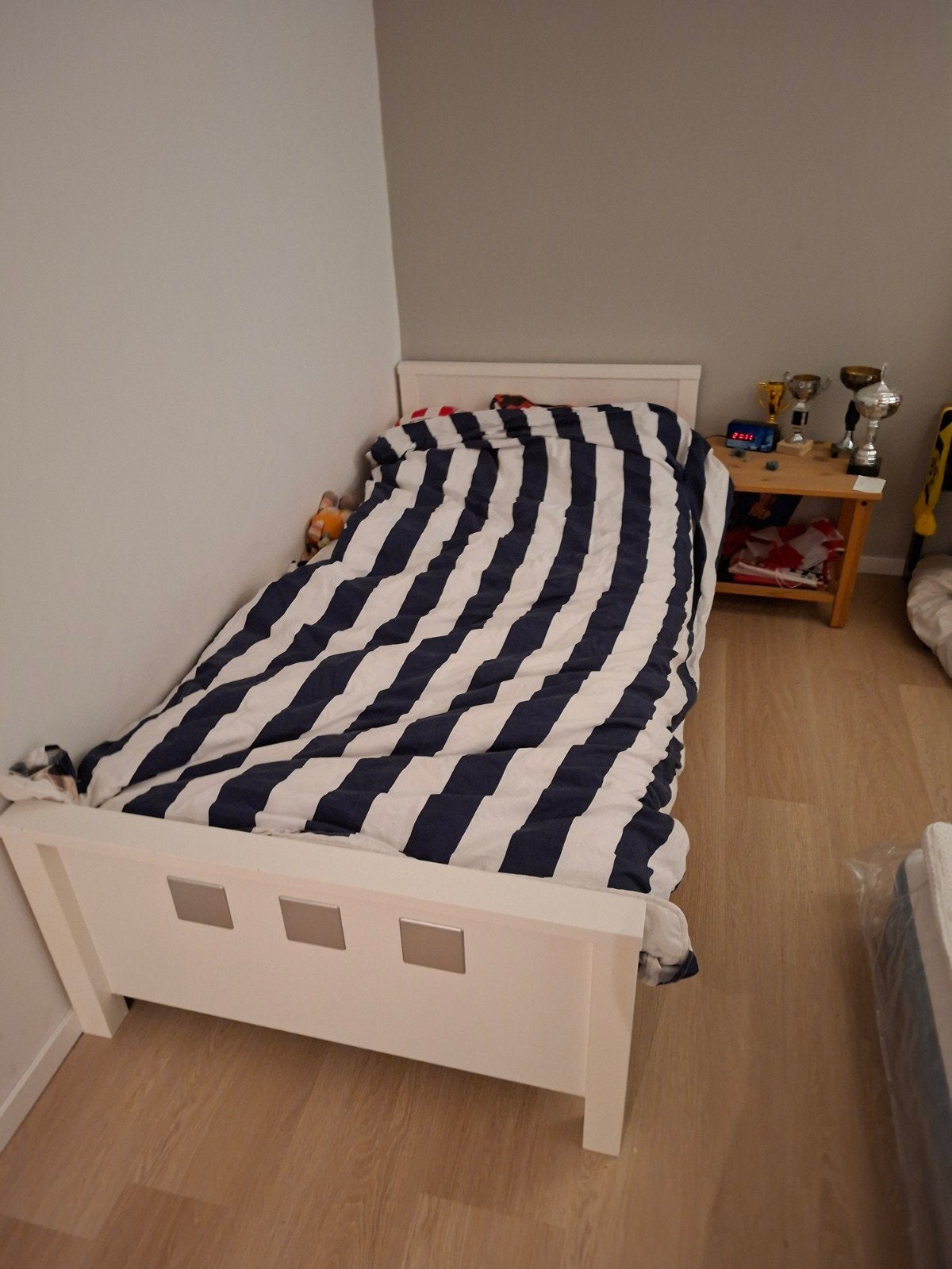 1-persoonsbed met Auping bedbodem, Huis en Inrichting, Slaapkamer | Matrassen en Bedbodems, Ophalen, Eenpersoons, Bedbodem, 200 cm