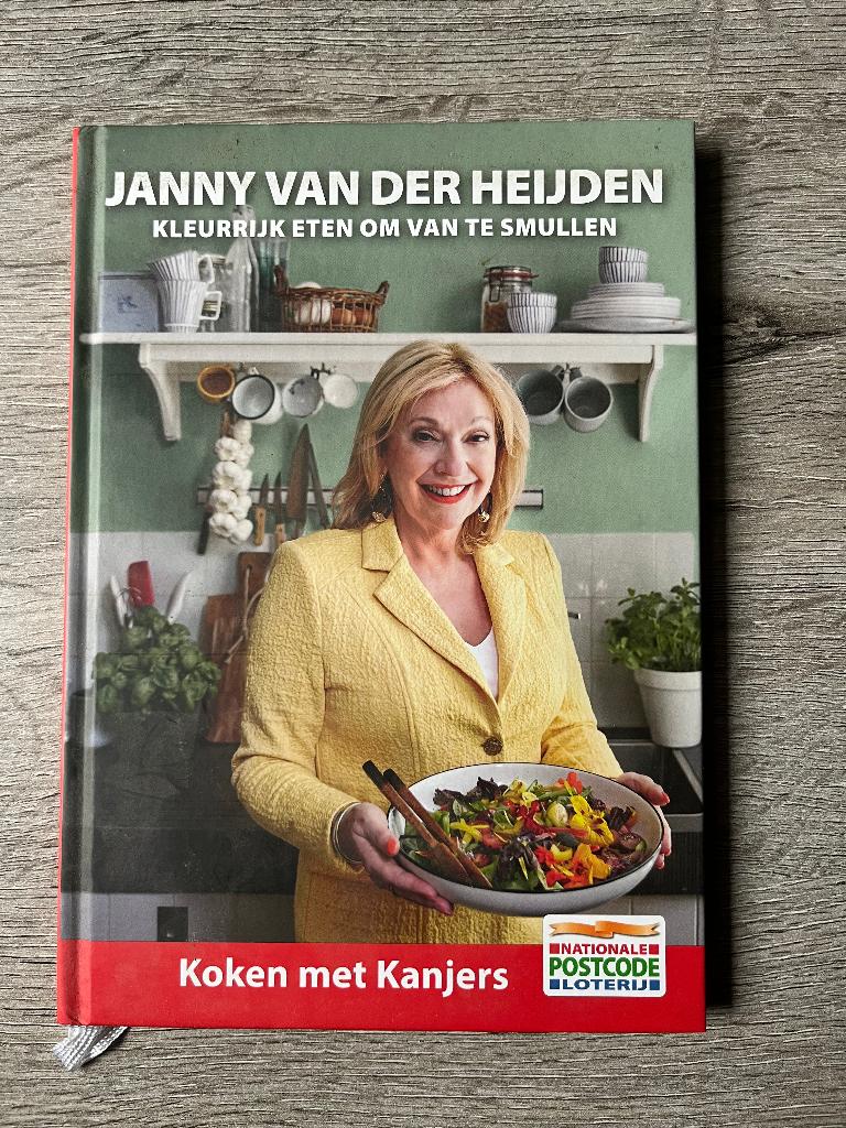 Boek Koken met kanjers Janny van der Heijden, Ophalen of Verzenden, Zo goed als nieuw, Janny van der Heijden, Gezond koken