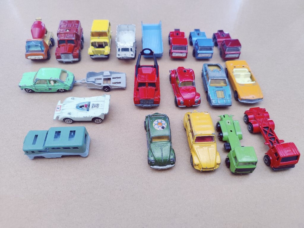 autootjes matchbox. corgi etc zie foto's, Ophalen of Verzenden, Gebruikt, Auto