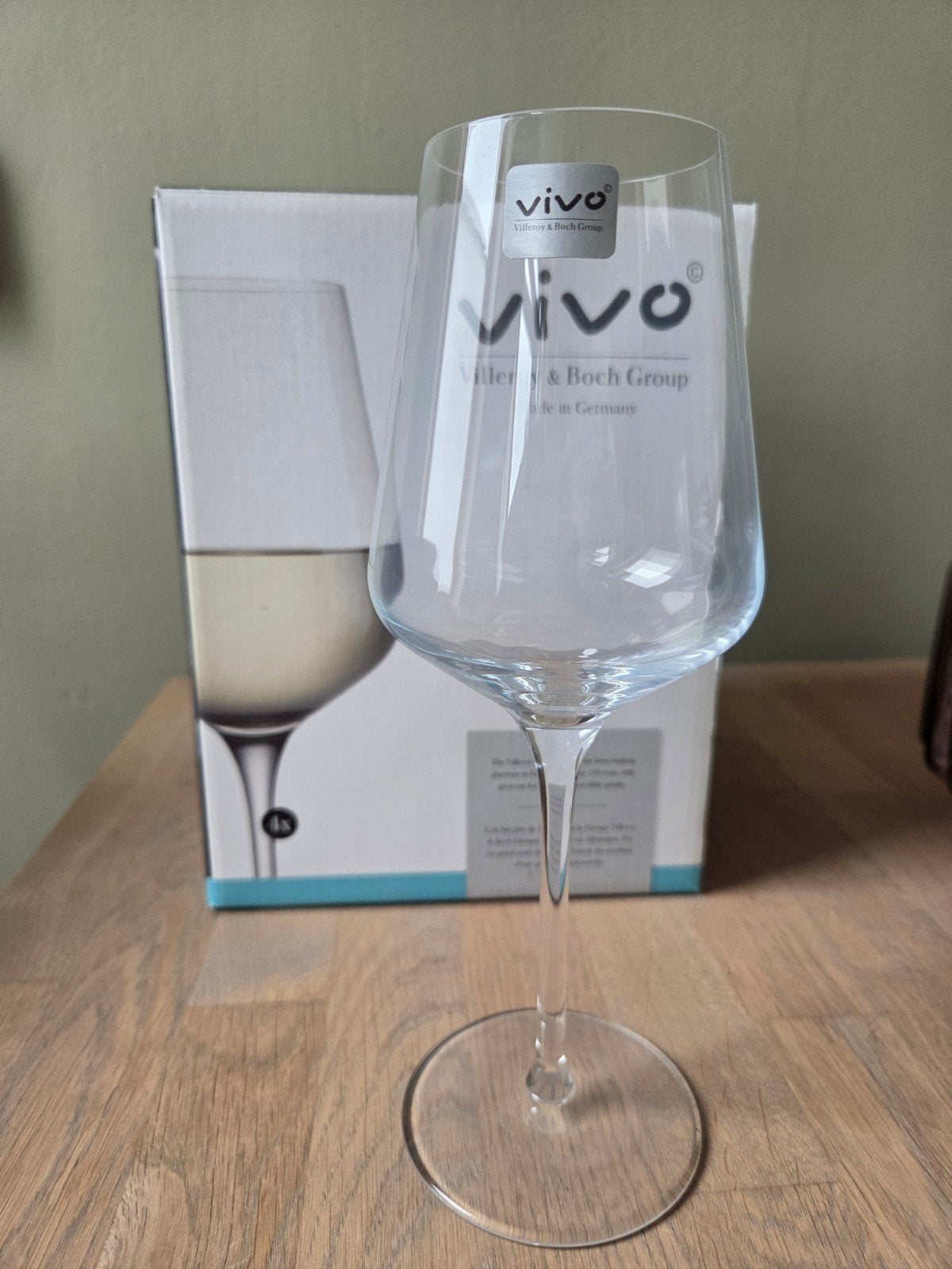 4 nieuwe wijnglazen Vivo Villeroy & Boch, Ophalen, Nieuw, Overige typen