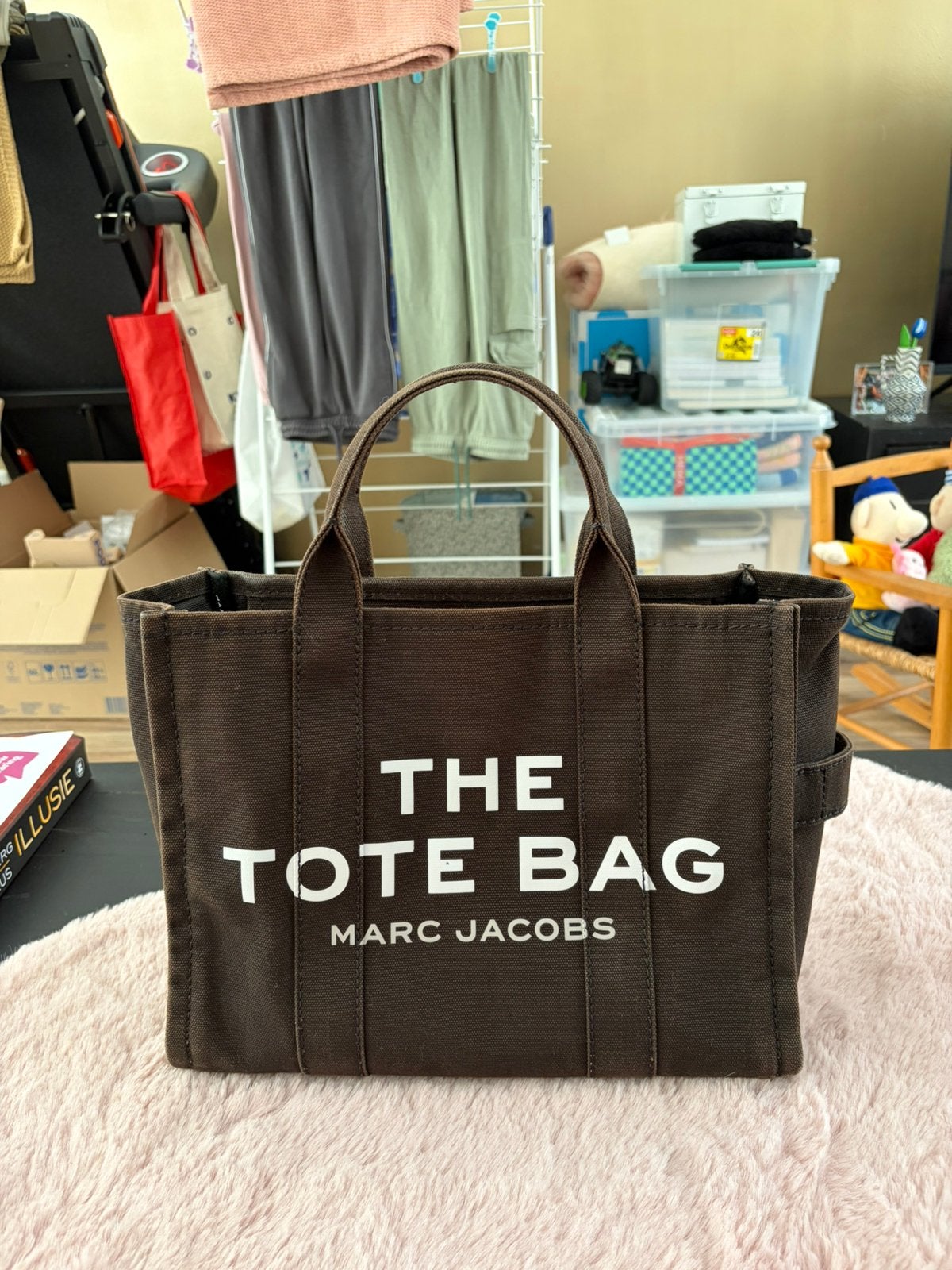 Marc Jacobs The Tote Bag Medium – Zwart + Organizer, Sieraden, Tassen en Uiterlijk, Tassen | Damestassen, Ophalen, Zo goed als nieuw
