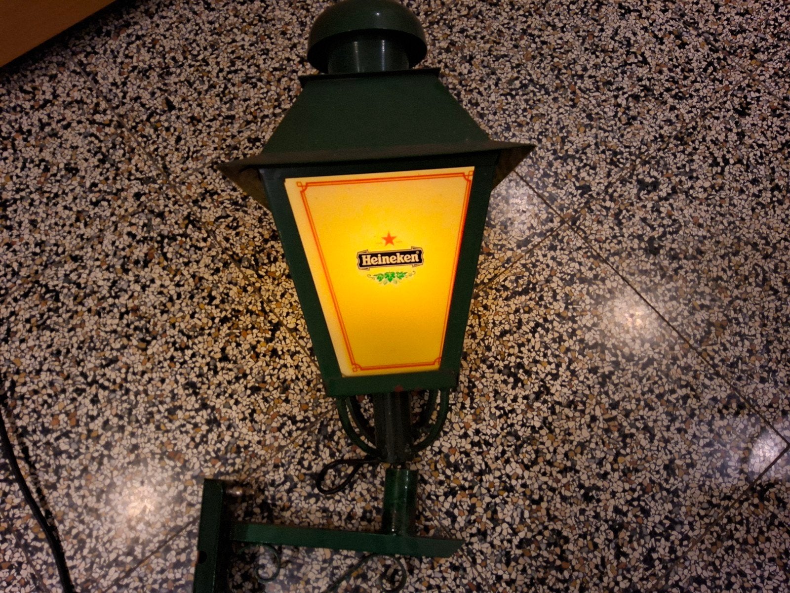 Heineken Lichtreclame / Wandlamp, Ophalen