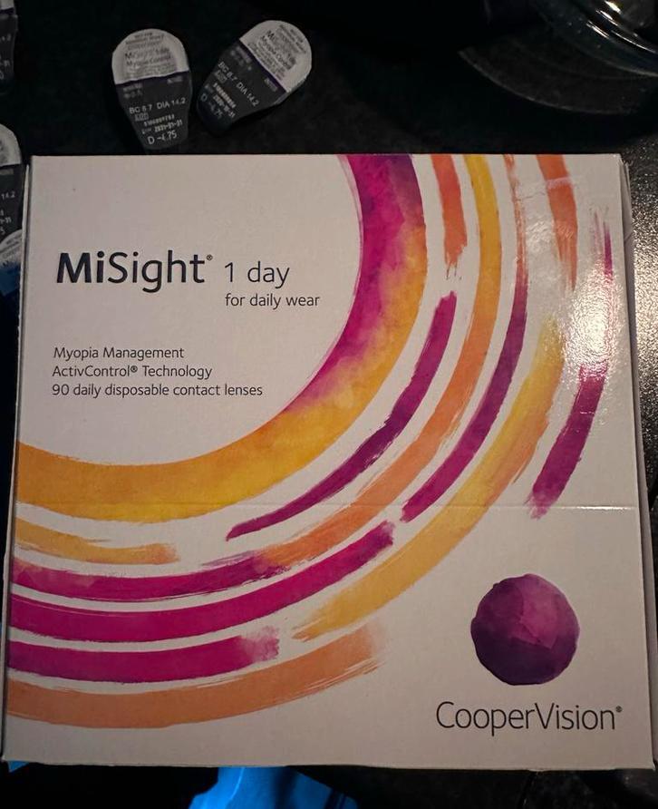Zachte contactlenzen CooperVision MiSight, Ophalen of Verzenden, Nieuw, Ogen