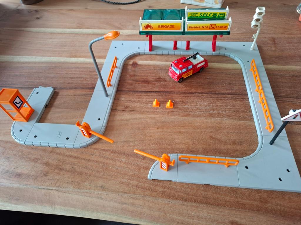 Majokit 710 Brandweer Set - Vintage Speelgoed, Ophalen of Verzenden, Gebruikt