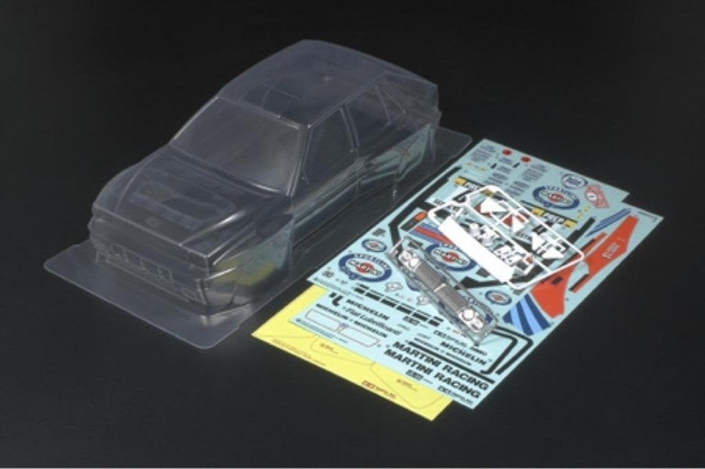 Tamiya Carrosserie set Lancia Delta HF Integrale transparant, Ophalen of Verzenden, Nieuw