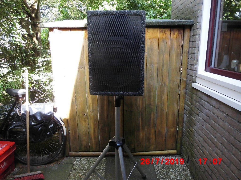 2 12 inch monitoren, Vloerstaande luidspreker, Gebruikt, Ophalen, 150 watt of meer