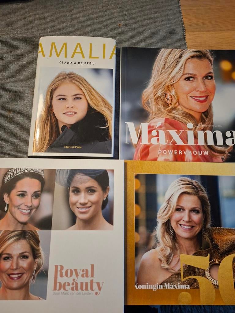 Koninklijke Boeken: Amalia, Maxima, Royal Beauty, Ophalen of Verzenden, Zo goed als nieuw, Claudia de Breij, Marc van der Linden