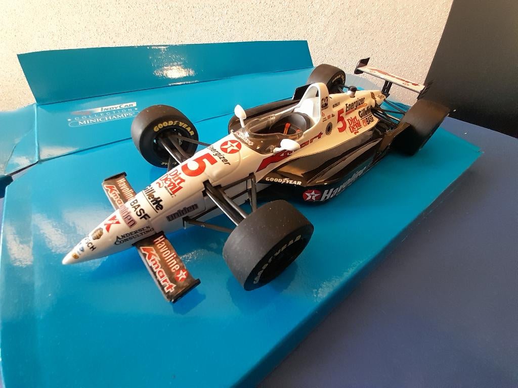 1:18 Minichamps Haas-Newman Lola T93/00 #5, Mansell 1993, Verzenden, Zo goed als nieuw, Auto, MiniChamps