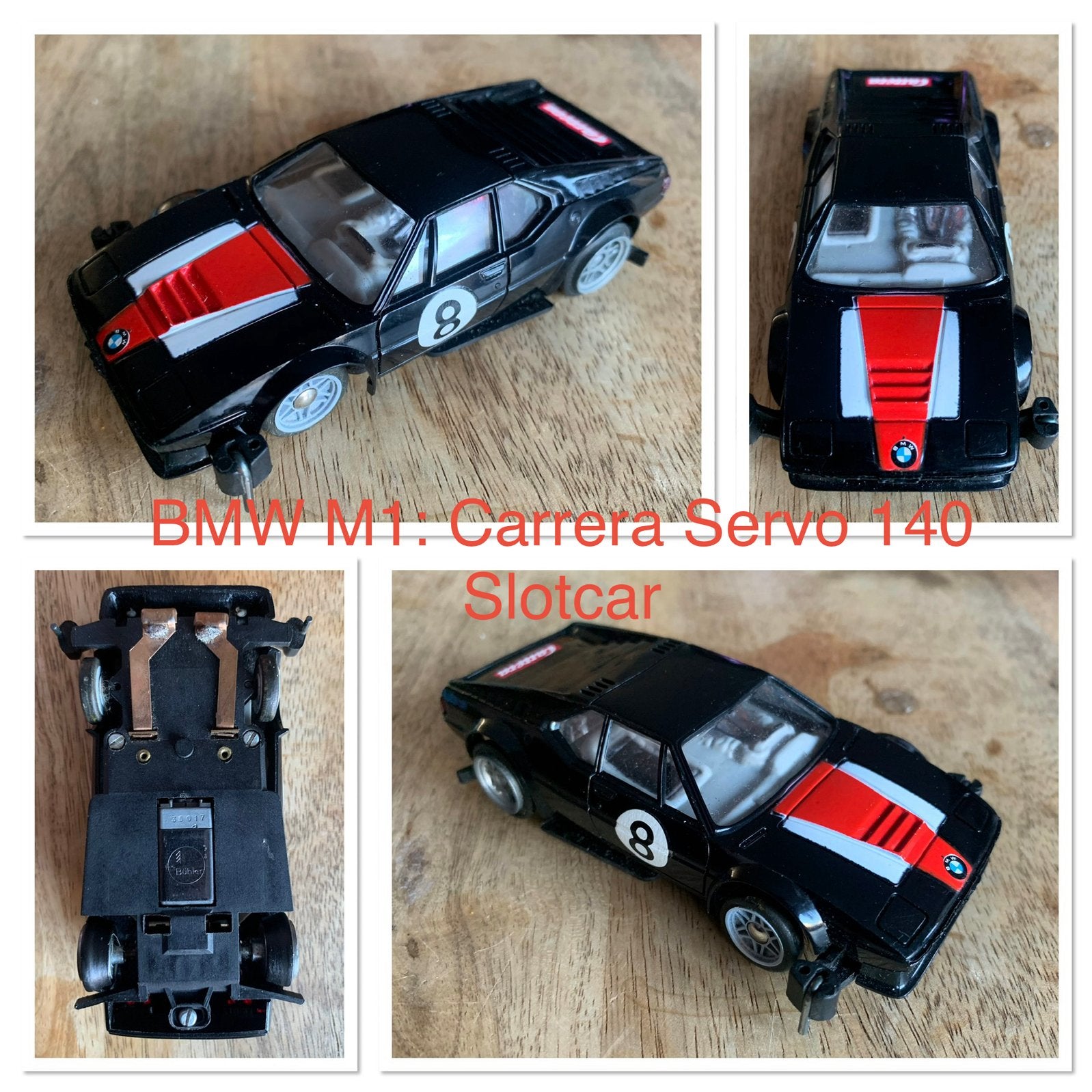 BMW M1: Carrera Servo 140 SlotCar, Ophalen of Verzenden