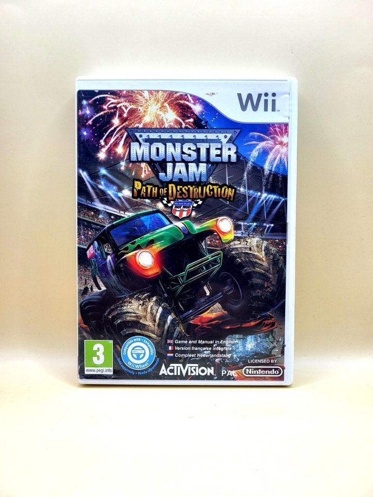 Monster Jam Path of Destruction - Nintendo Wii, Nintendo, Nintendo support, 1 speler, Racen en Vliegen