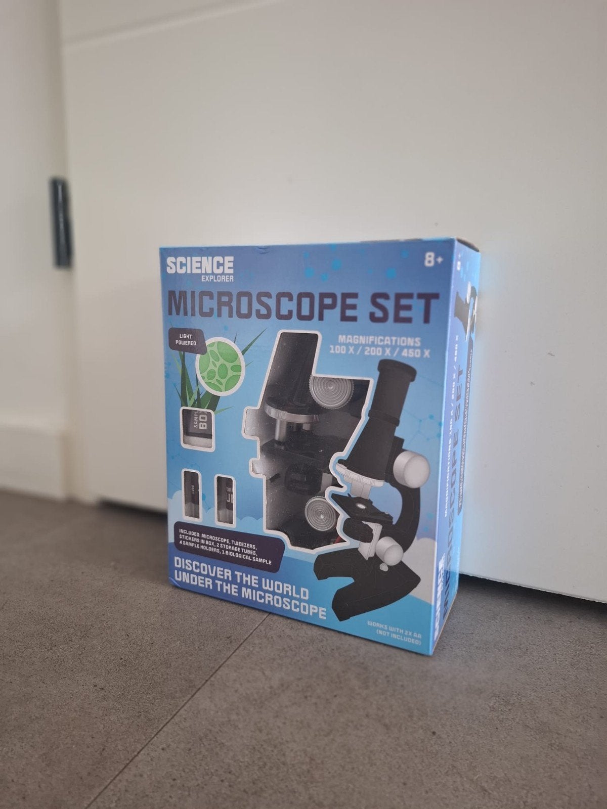 Science Explorer Microscoop Set - Ontdek de Microkosmos, Ophalen of Verzenden, Nieuw, Minder dan 400x, Biologische microscoop