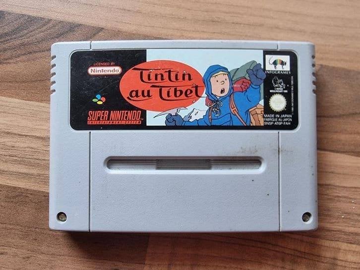 Tintin au Tibet | Kuifje in Tibet, Spelcomputers en Games, Games | Nintendo Super NES, 1 speler, Racen en Vliegen, Ophalen of Verzenden