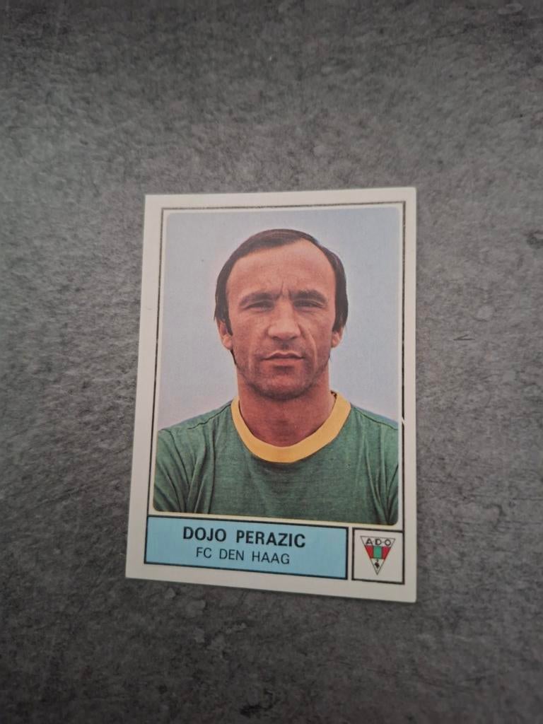 Panini sticker Voetbal 78. Speler Dojo Perazic FC den Haag., Verzenden, Zo goed als nieuw, Sticker