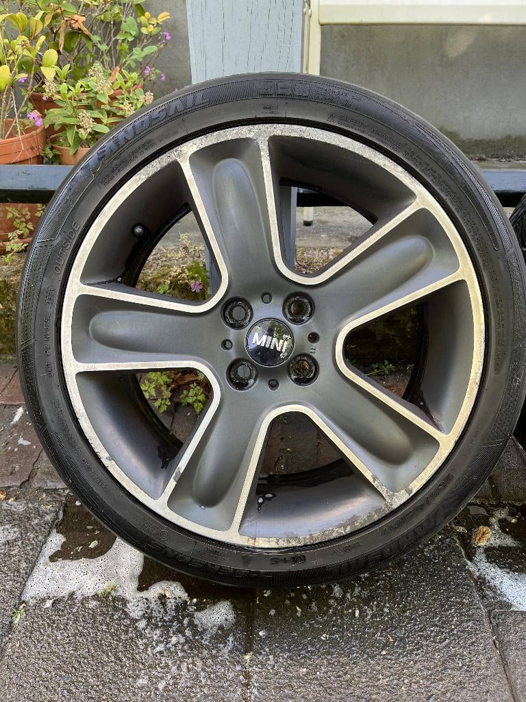 17 inch velgen MINI cooper R50 R52 R53 R55 R56 4x100 steek, Auto-onderdelen, Banden en Velgen, Gebruikt, Banden en Velgen, 17 inch