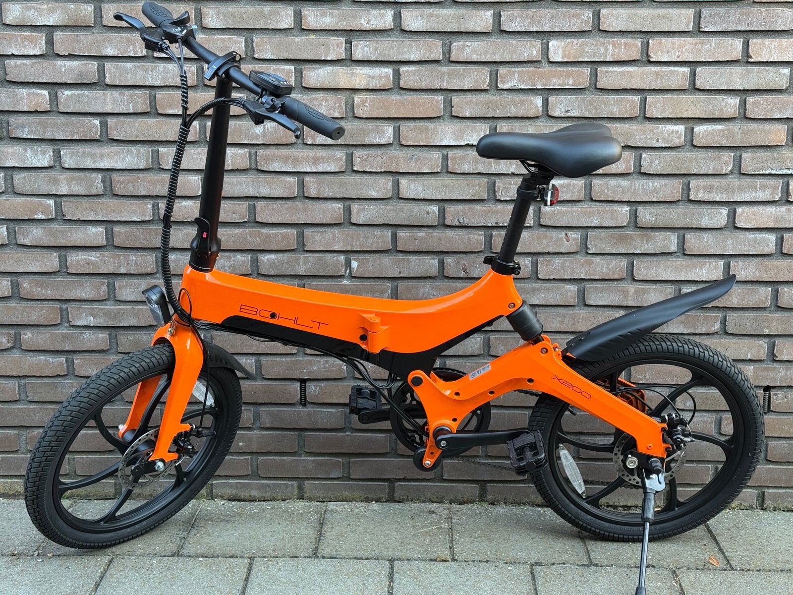 Bohlt X200 electrische vouwfiets in nieuwstaat, Ophalen, Versnellingen, Zo goed als nieuw, Schijfrem