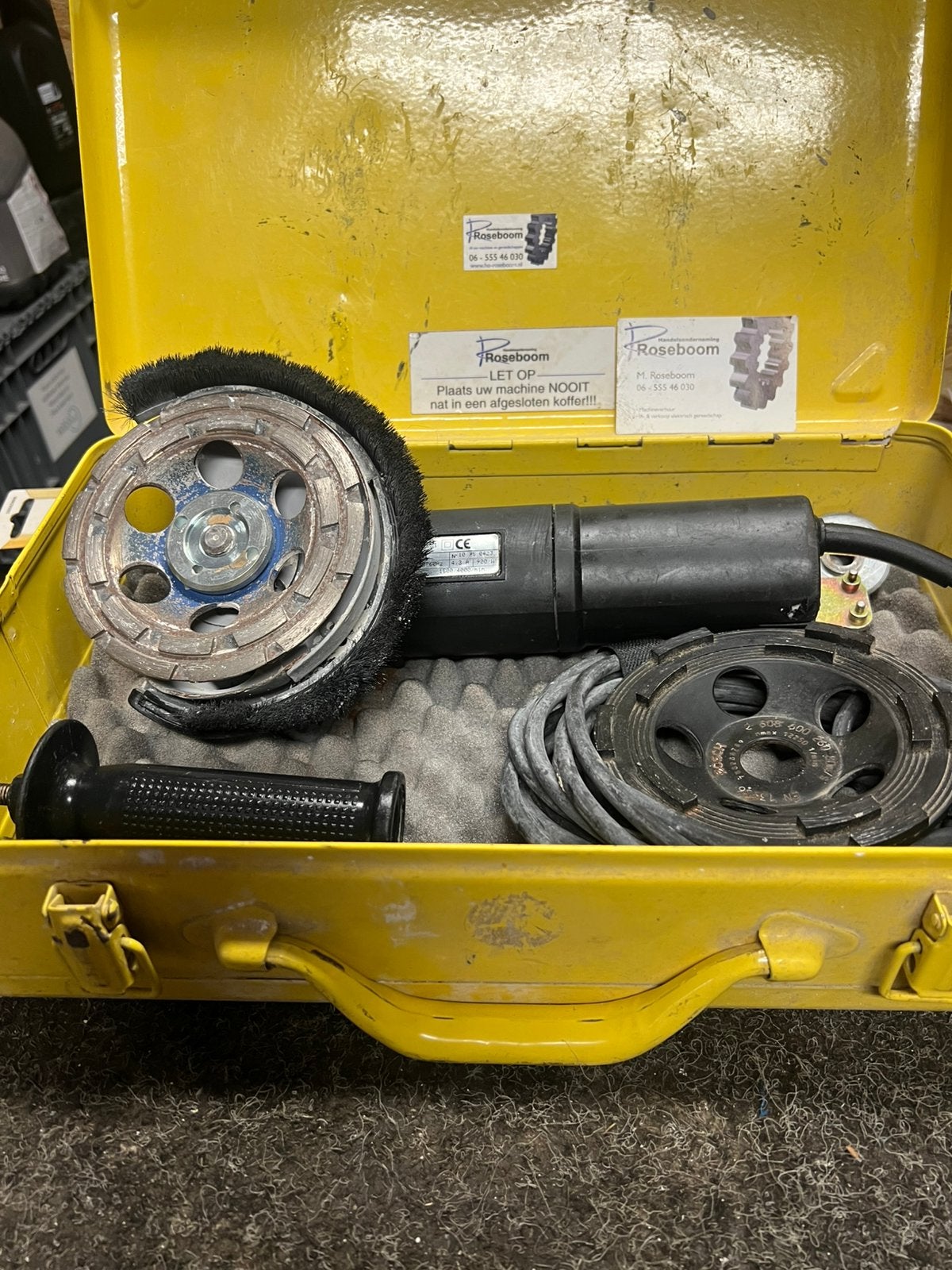 Rupes beton slijper met stof afzuiging 125mm werkt prima, Rupes, Gebruikt, Www.rupes .com, Overige typen