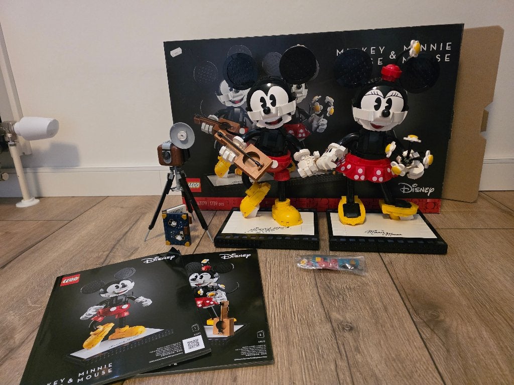 Lego mickey en minnie mouse set - 43179, Inclusief instructies, Lego, Ophalen of Verzenden, Zo goed als nieuw