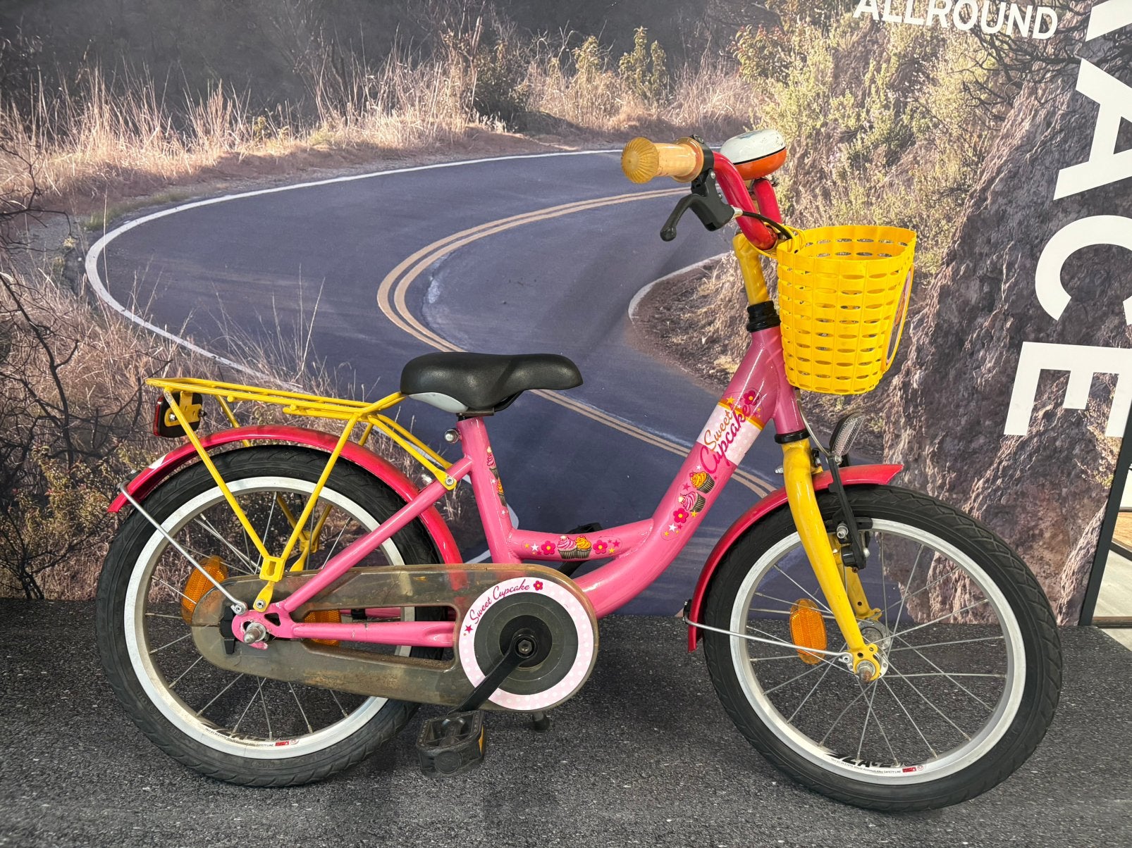 Bike fun meisjesfiets 16 inch, Ophalen, Gebruikt, 16 inch