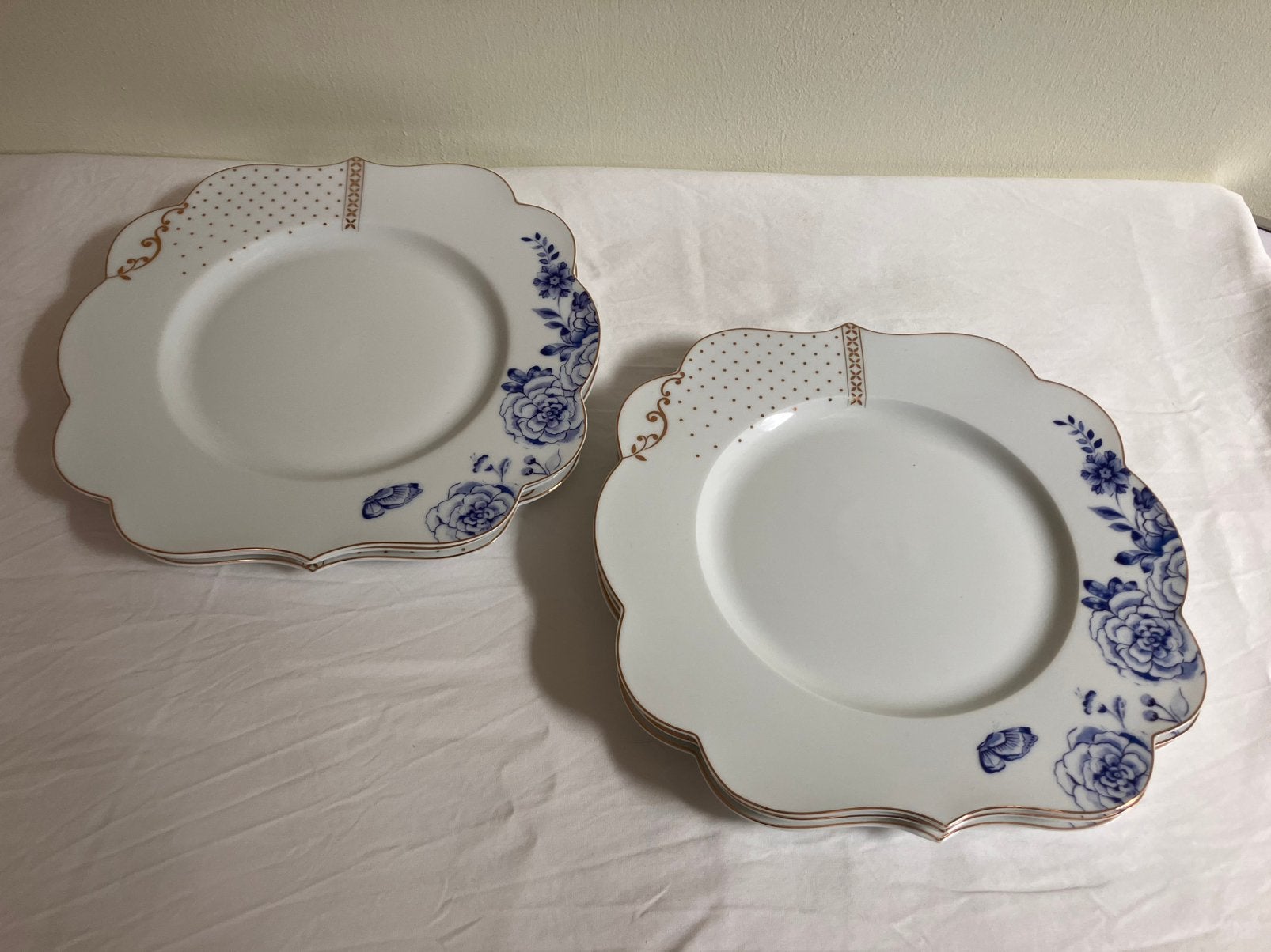 Pip Studio Royal White - ontbijtbordjes, Nieuw, Ophalen of Verzenden, Bord(en), Overige stijlen
