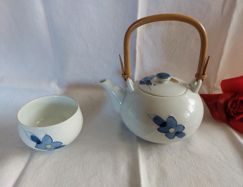 Arita porselein | Imari Japan | theepotje + theekommetje, Antiek en Kunst, Ophalen of Verzenden