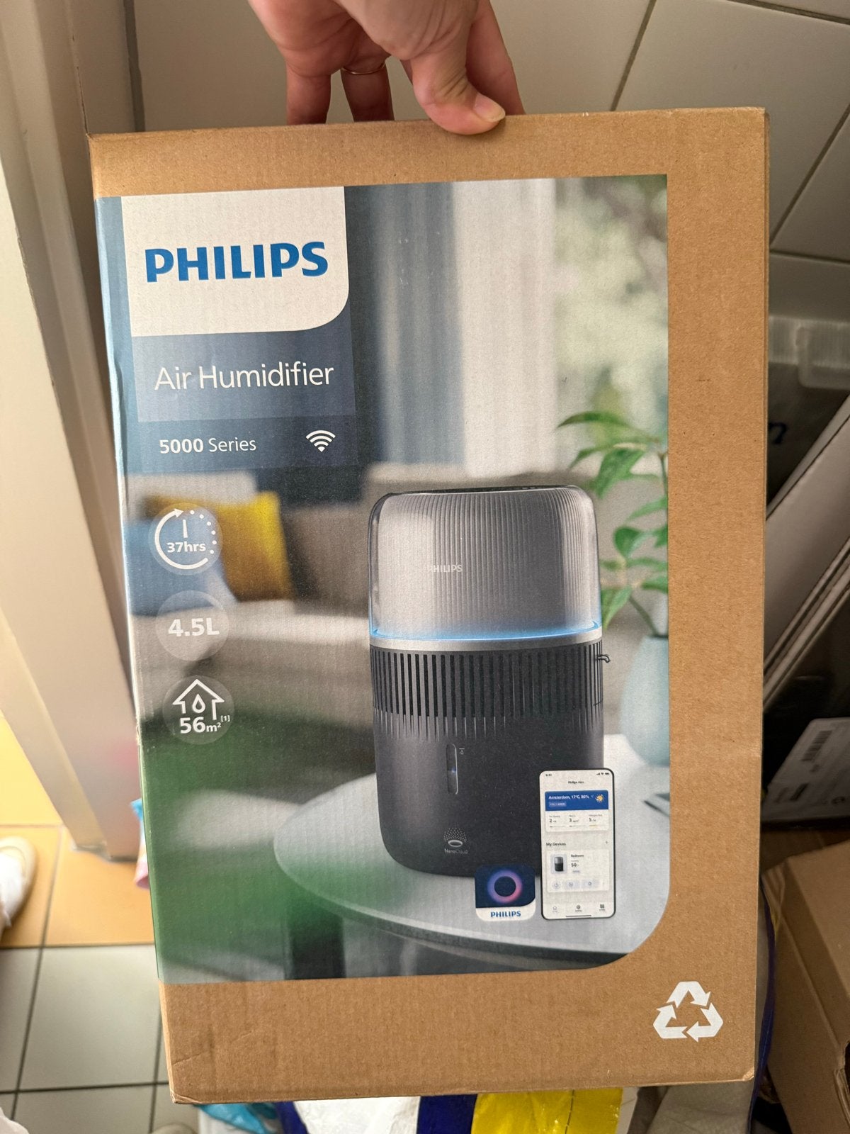 Philips Air Humidifier 5000 Series - Zo goed als nieuw, Ophalen, Zo goed als nieuw, Luchtbevochtiger