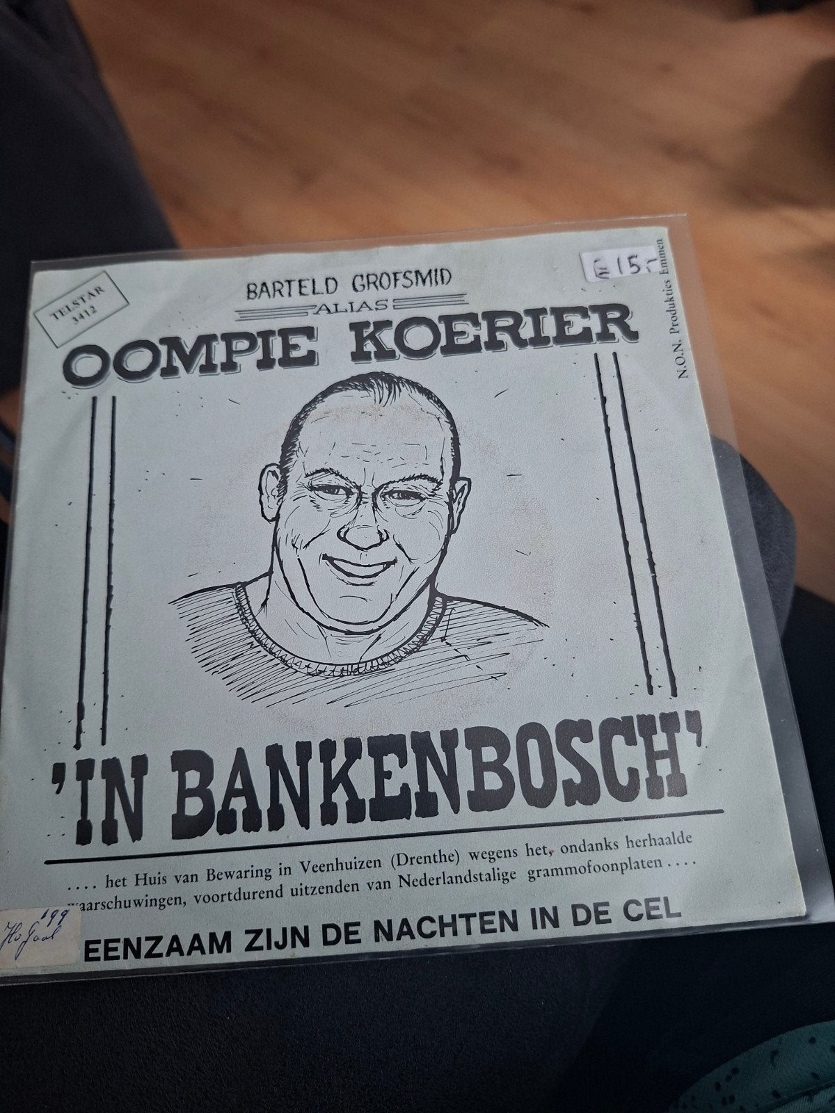 oompie koerier, 7 inch, Ophalen of Verzenden, Zo goed als nieuw, Levenslied of Smartlap