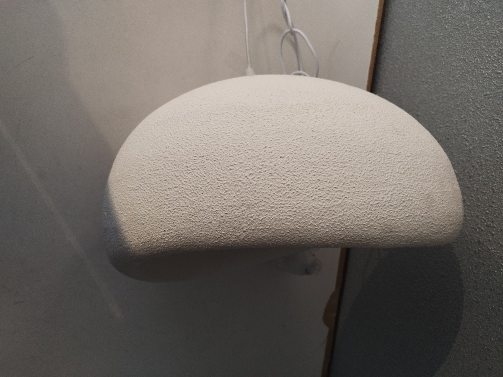 Japandi Wabi-Sabi Kaderelli hanglamp plafondlamp 48cm Wit, Ophalen of Verzenden, Zo goed als nieuw, Kunststof, Japandi