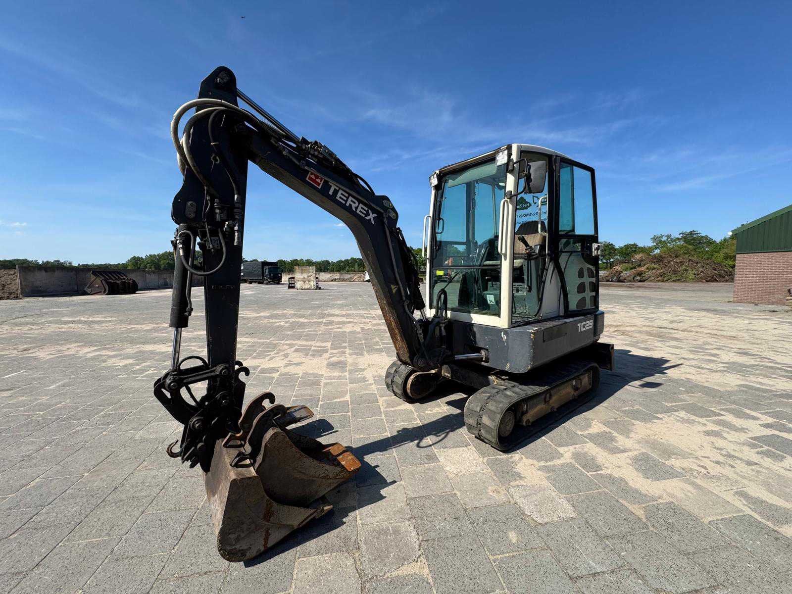 2012 Terex TC29 Minigraafmachine, Graafmachine