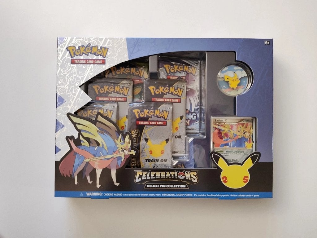 pokemon celebrations de luxe pin collection box sealed, Hobby en Vrije tijd, Verzamelkaartspellen | Pokémon, Ophalen of Verzenden