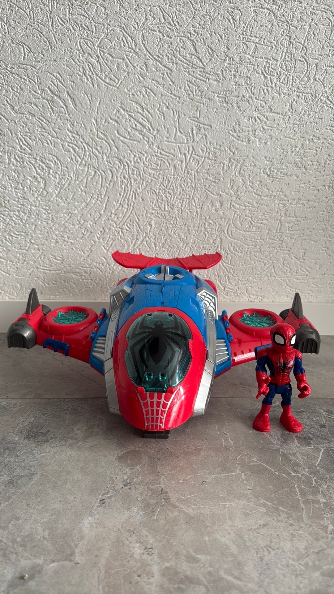 Spiderman Marvel vliegtuig, Ophalen, Zo goed als nieuw