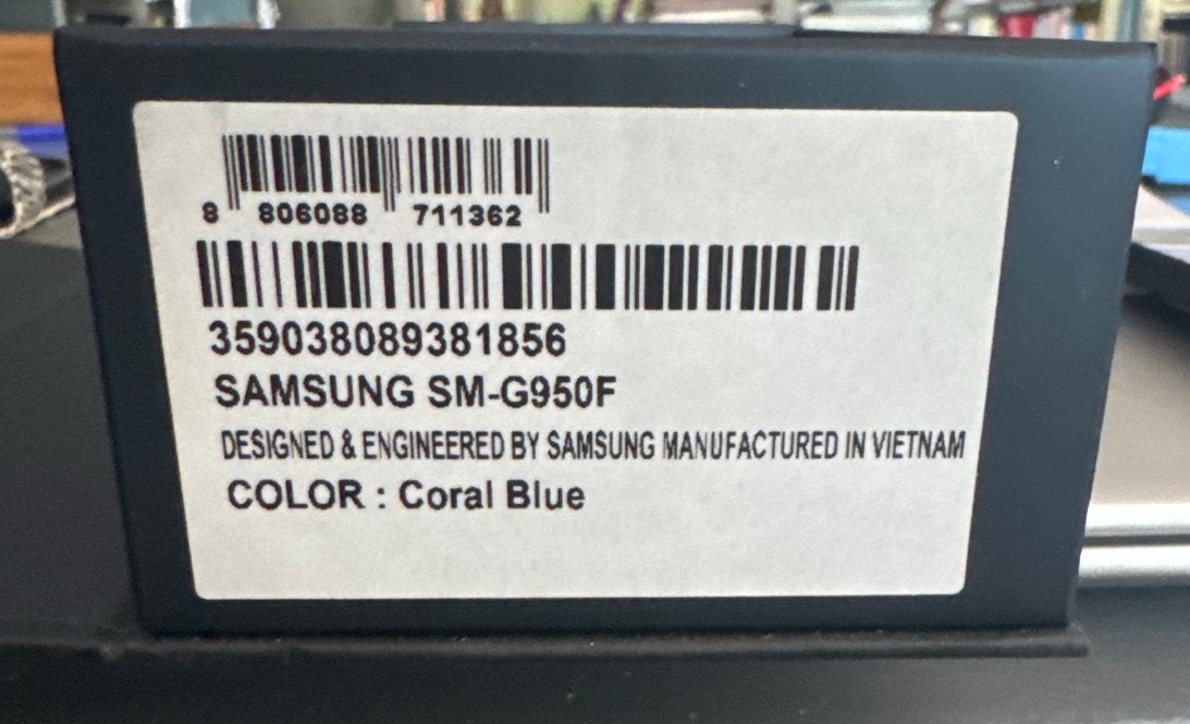 Samsung Galaxy S8 (SM-G950F) Coral Blue, Telecommunicatie, Mobiele telefoons | Samsung, Ophalen, Gebruikt, Blauw, Touchscreen
