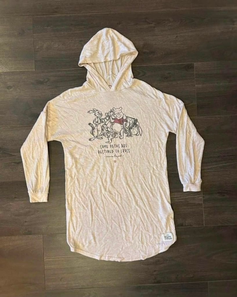 Winnie the Pooh pyjamashirt - Maat: S, Kleding | Dames, Ophalen of Verzenden, Gedragen, Maat 36 (S)