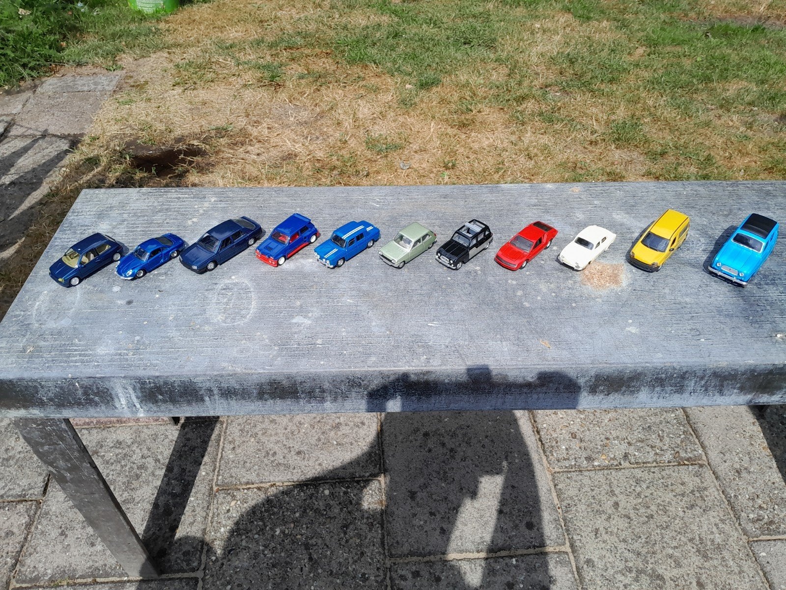 Verzameling 11 Renault 1/43 Solido modelauto's, Hobby en Vrije tijd, Modelauto's | 1:43, Ophalen of Verzenden, Gebruikt, Auto