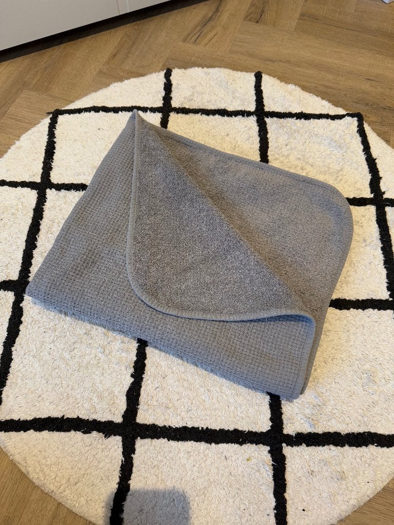 ZGAN grijs baby peuter deken 80x140cm oeko-tex katoen bedje, 140 cm, Zo goed als nieuw, Ademend, Grijs
