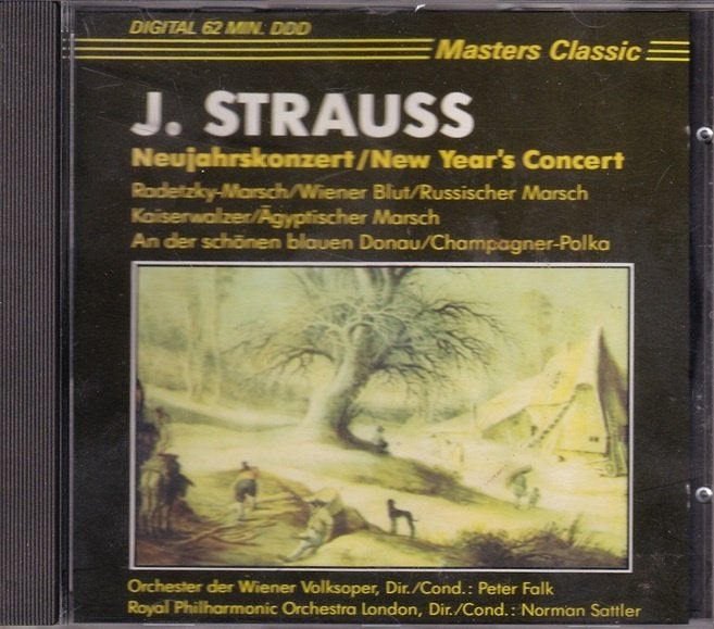 J. STRAUS NEUJAHRSKONZERT / NEW YEAR'S CONCERT, Ophalen of Verzenden, Classicisme, Zo goed als nieuw, Kamermuziek
