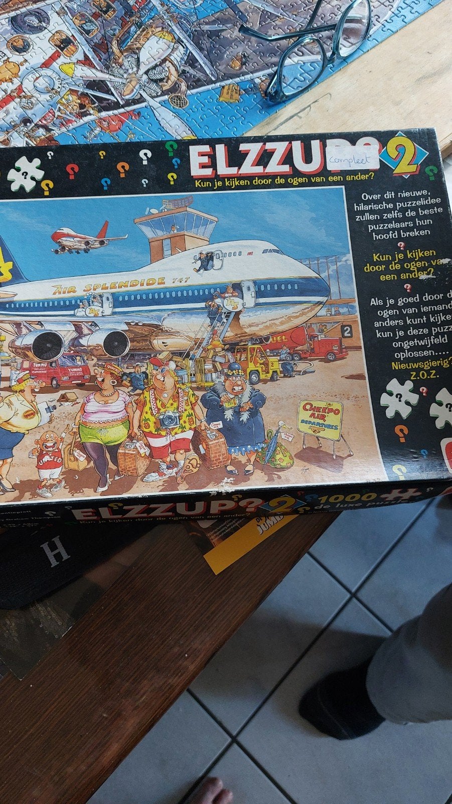 wasgij puzzel ook wel elzzup zo als deze, Hobby en Vrije tijd, Denksport en Puzzels, Ophalen of Verzenden, 500 t/m 1500 stukjes