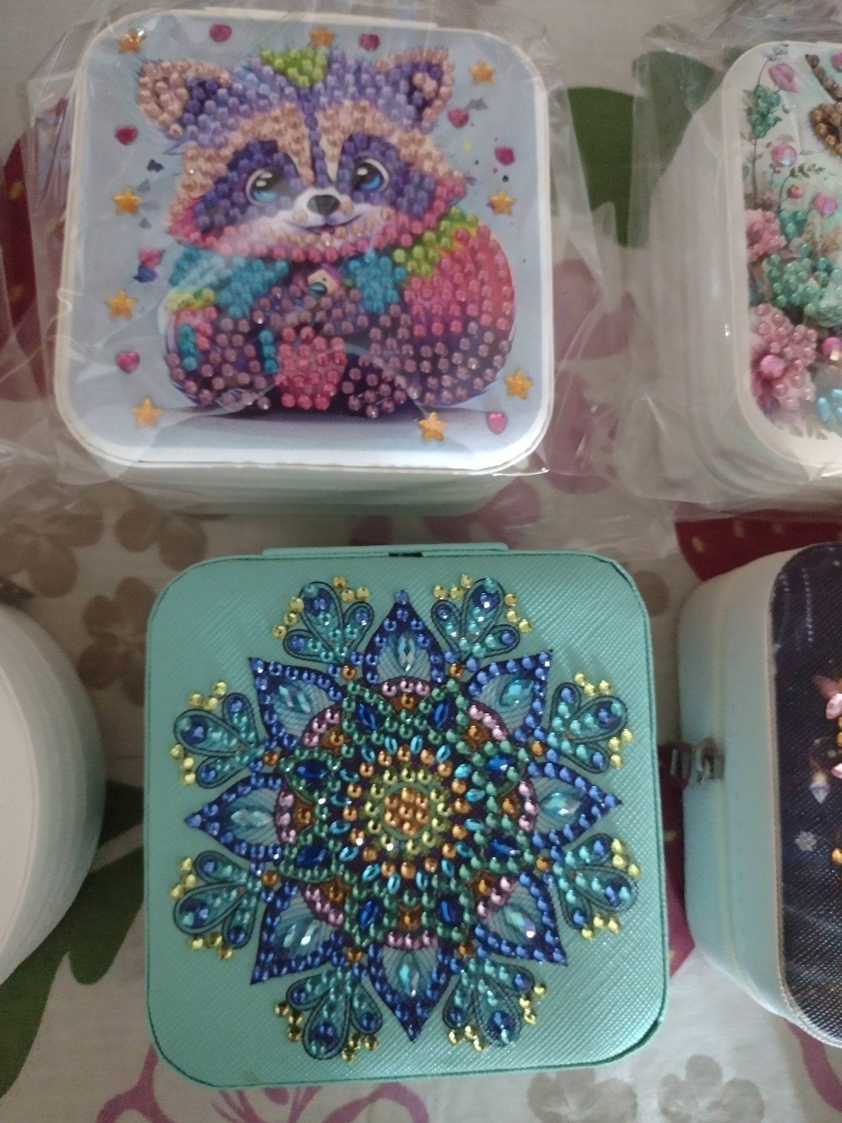 Sieraden doosjes Diamond Painting Handmade NIEUW, Nieuw, Ophalen of Verzenden, Knutselwerk, Nvt