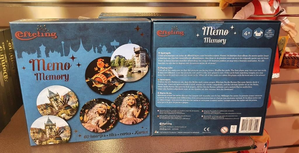 PARTIJ EFTELING MEMORY 60 KAARTJES, Ophalen, ., Nieuw, .