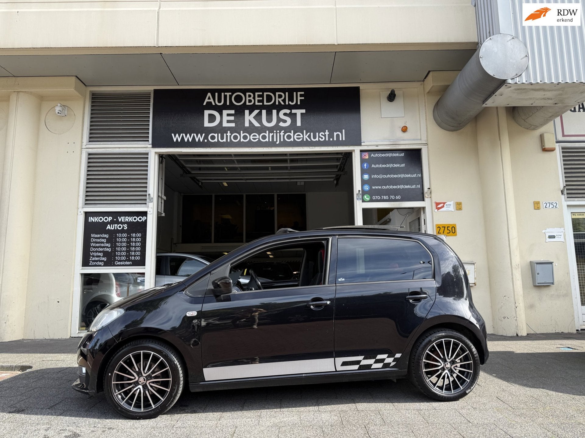 Skoda CITIGO 1.0 Monte Carlo 2018 Panorama PDC Navi, Auto's, Voorwielaandrijving, Euro 6, Zwart, Handgeschakeld