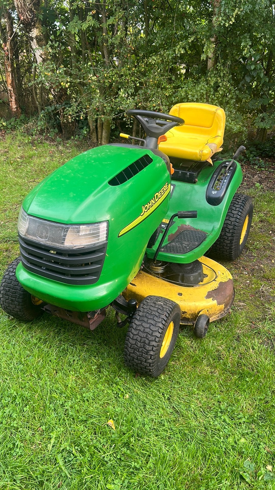 Wegens inruil john deere zitmaaier, Ophalen of Verzenden, Zo goed als nieuw, 50 cm of meer