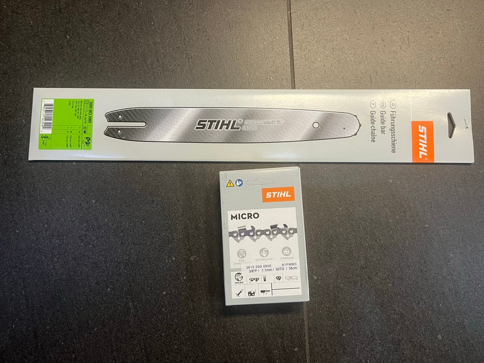 Zaagblad 35cm stihl + 1 ketting nieuw!, 70 mm of meer, Kettingzaag, Nieuw, Ophalen of Verzenden