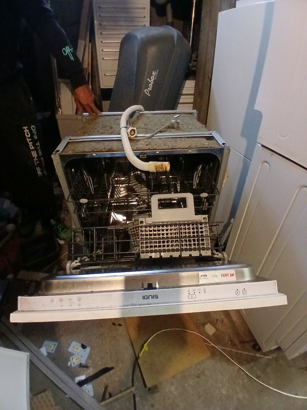 Inbouw vaatwasser, Witgoed en Apparatuur, Vaatwasmachines, Ophalen, Gebruikt, Inbouw, Minder dan 85 cm